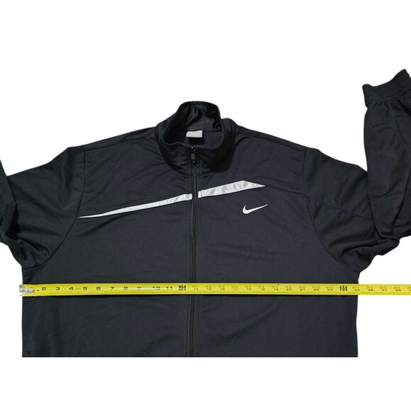 Nike Performance Full Zip Jacket Mens Size XL Black White - Picture 6 of 12